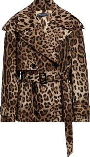 Dolce&Gabbana Belted Short Trench Jacket