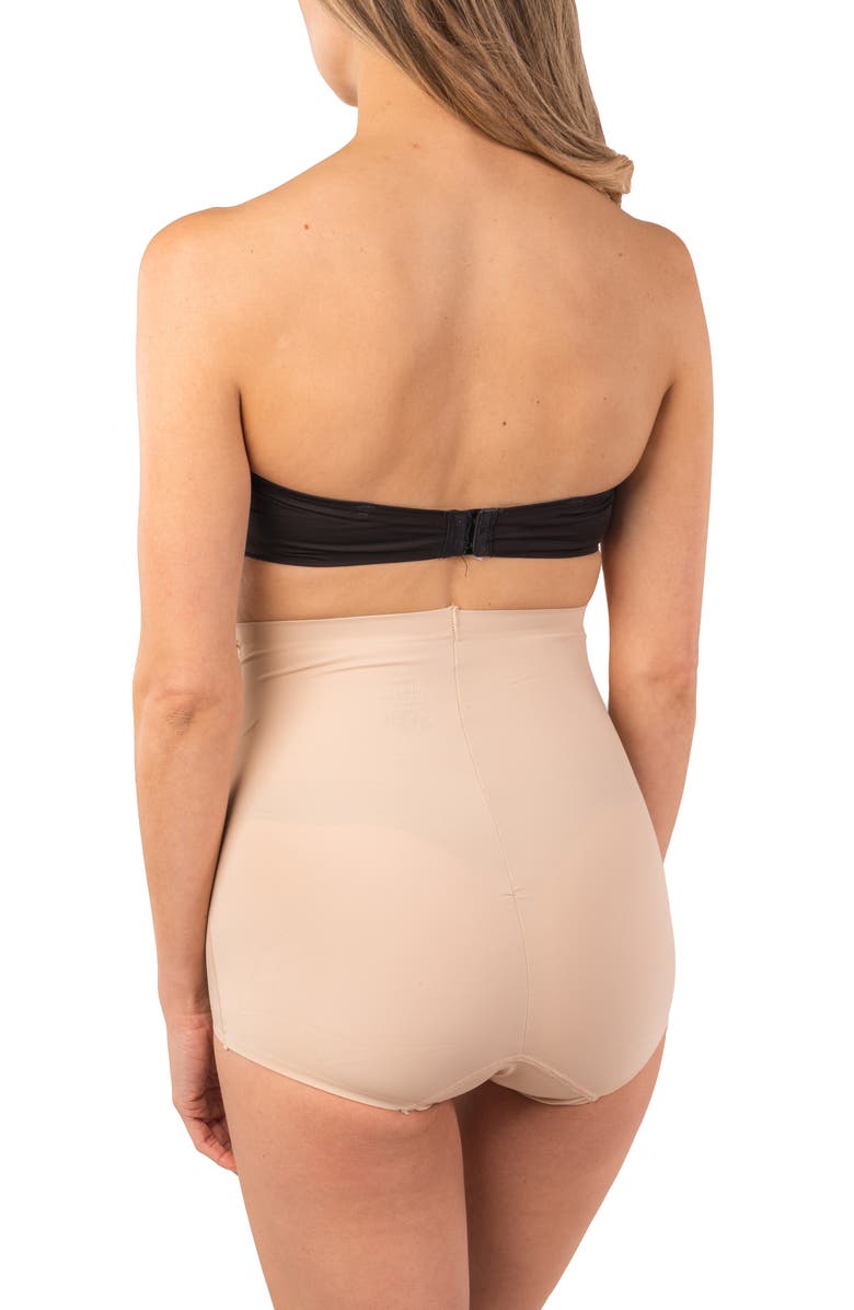 BODY BEAUTIFUL High Waist Shaper Panties, Alternate, color, Nude