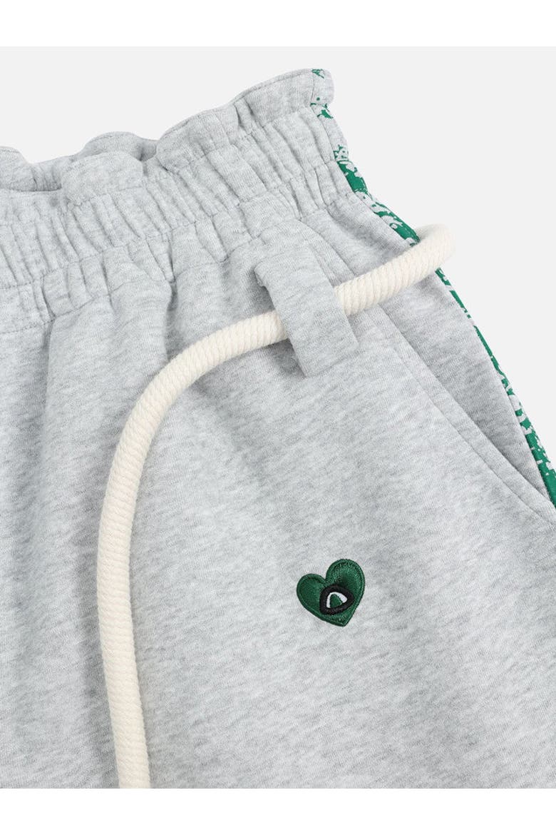 Graffiti Super Baggy Barrel Sweatpants, Alternate, color, Grey