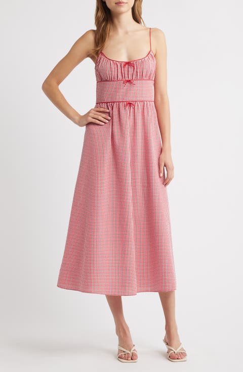 Belline Check Midi Dress