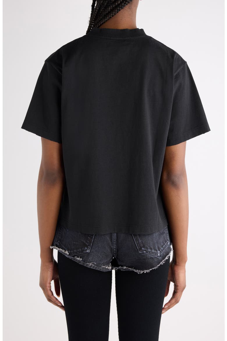 Medium Fit Distressed Sacré Couer Graphic T-Shirt, Alternate, color, 1000 BLACK