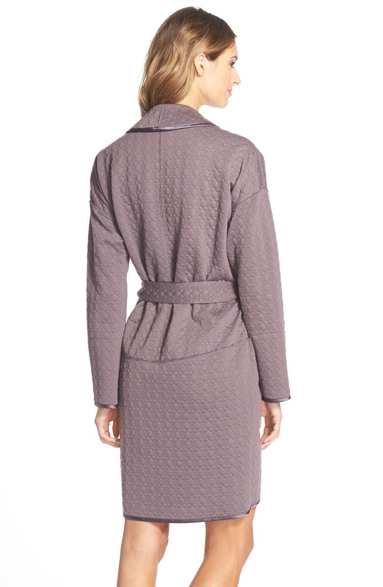 Midnight by Carole Hochman Carole Hochman Designs Geometric Quilted Robe, Alternate, color, 