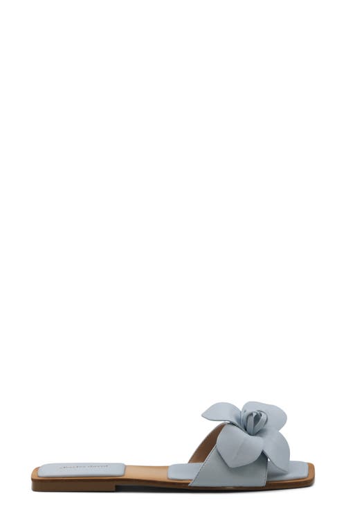 Charles David Ovum Slide Sandal In Pale Blue