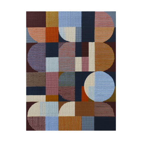 Woven Perspectives No. 18 Geometric Abstract Art Print