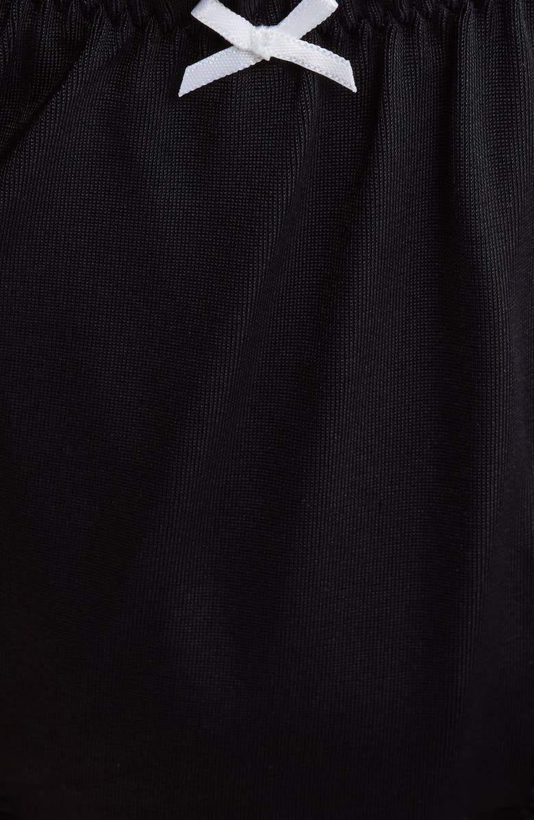 PacSun Arriety Ruffle Bikini Bottoms, Alternate, color, Meteorite W White Bow