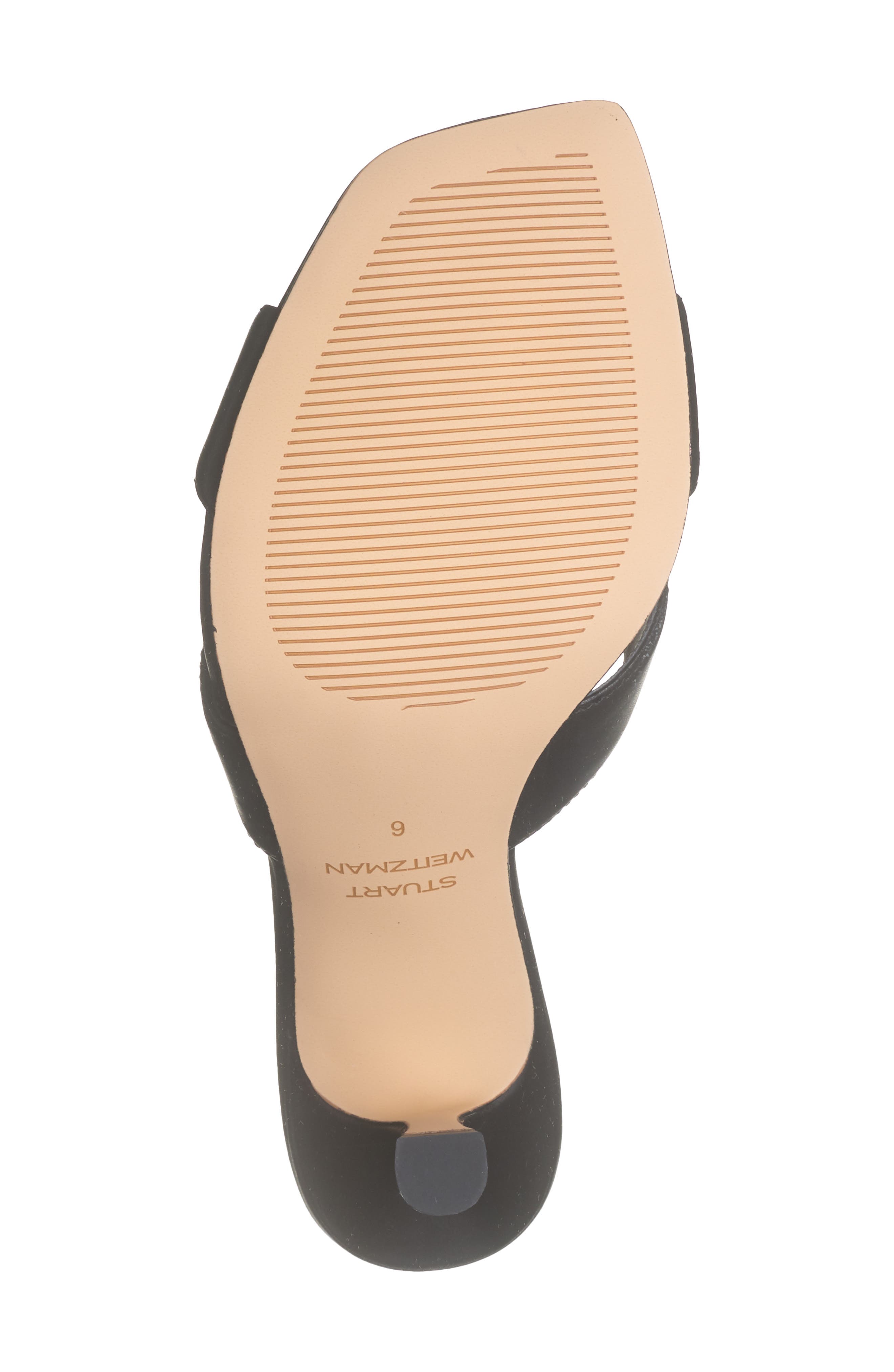 Stuart Weitzman Miami Slide Sandal, Alternate, color, Black