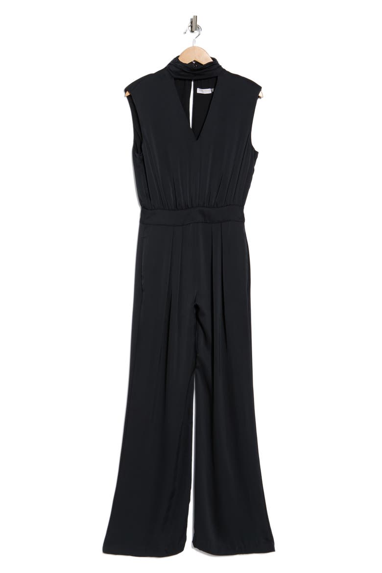 Fate Sleeveless Wide Leg Jumpsuit, Alternate, color, BLACK