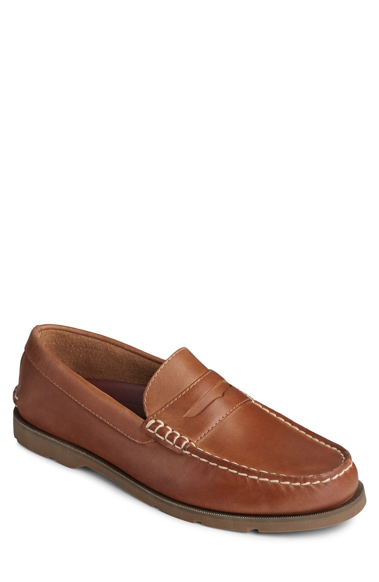 ZZDNU SPERRY TOP-SIDER<sup>®</sup> Sperry Leeward Leather Penny Loafer, Main, color, 