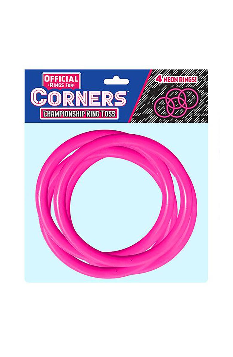 Corners Championship Ring Toss Magenta Ring Toss 4 Piece Set, Main, color, Multicolored