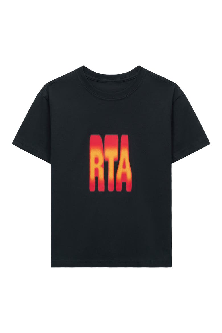 Kids' Edson Logo Graphic T-Shirt, Main, color, BLACK PARADISE FLAME