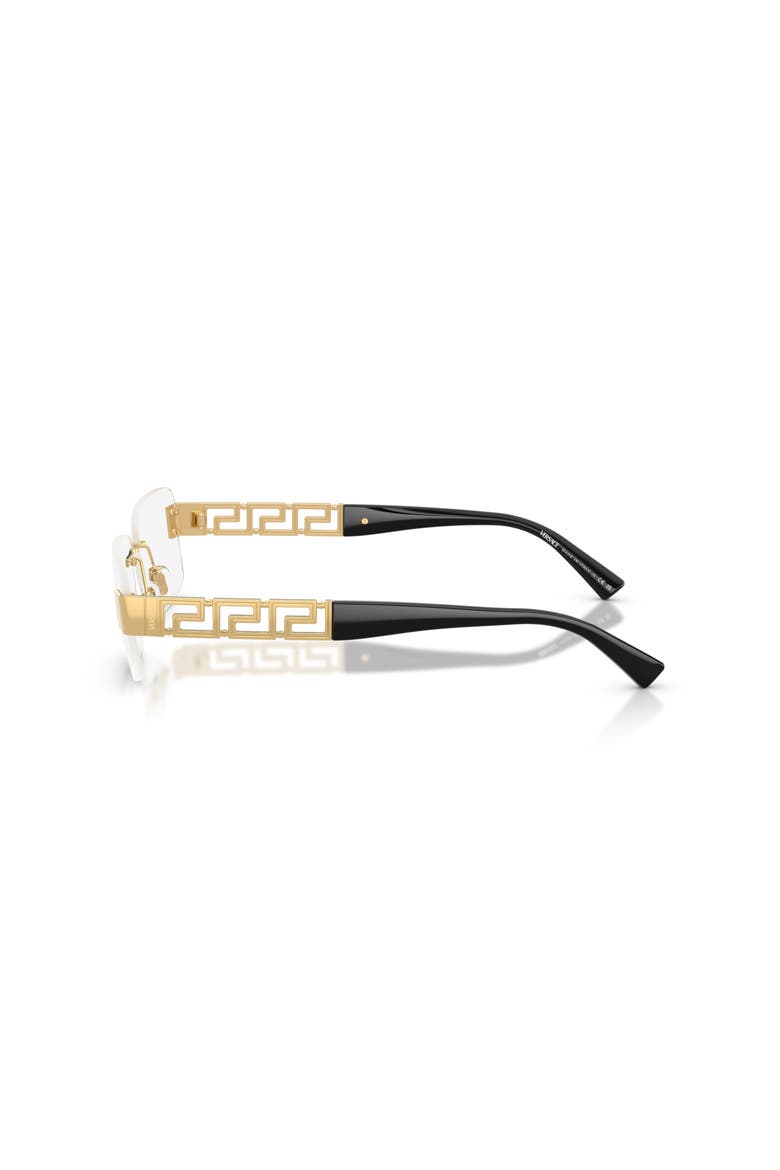 56mm Rectangle optical glasses, Alternate, color, Gold