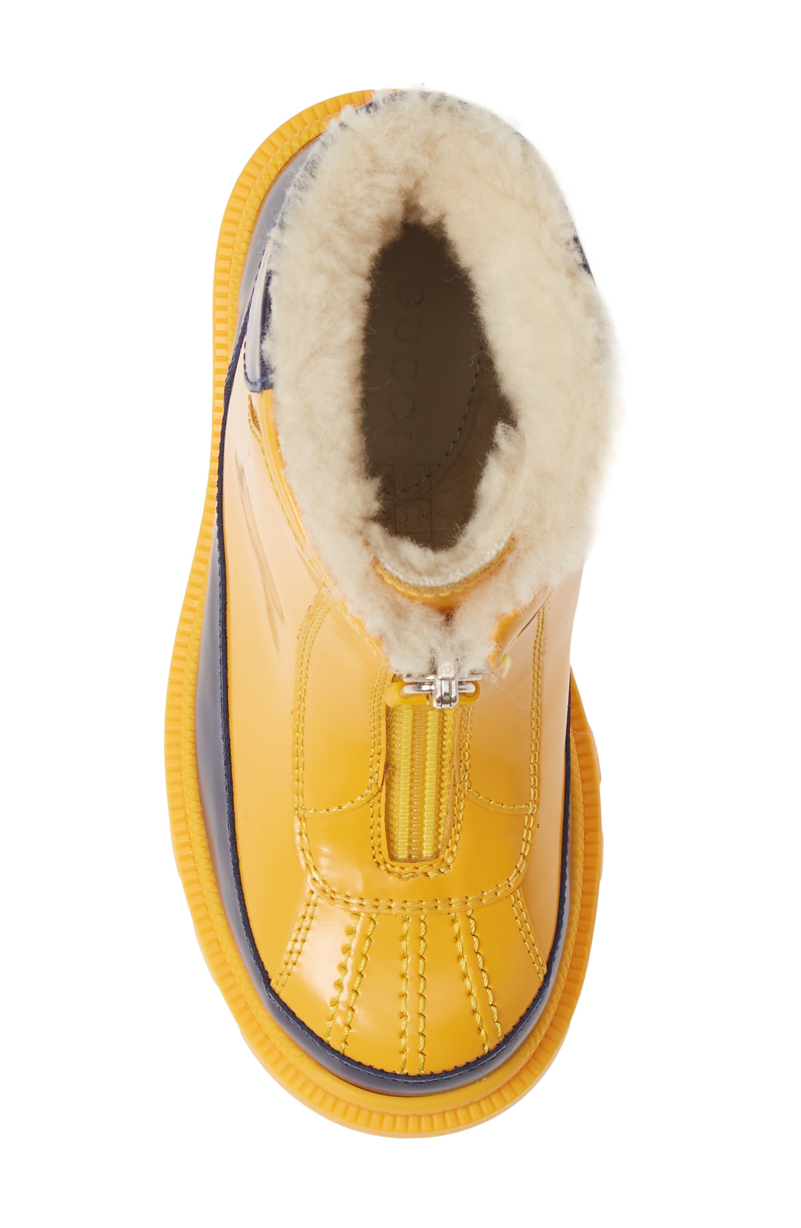 Cree Faux Fur Lined Boots, Alternate, color, YELLOW