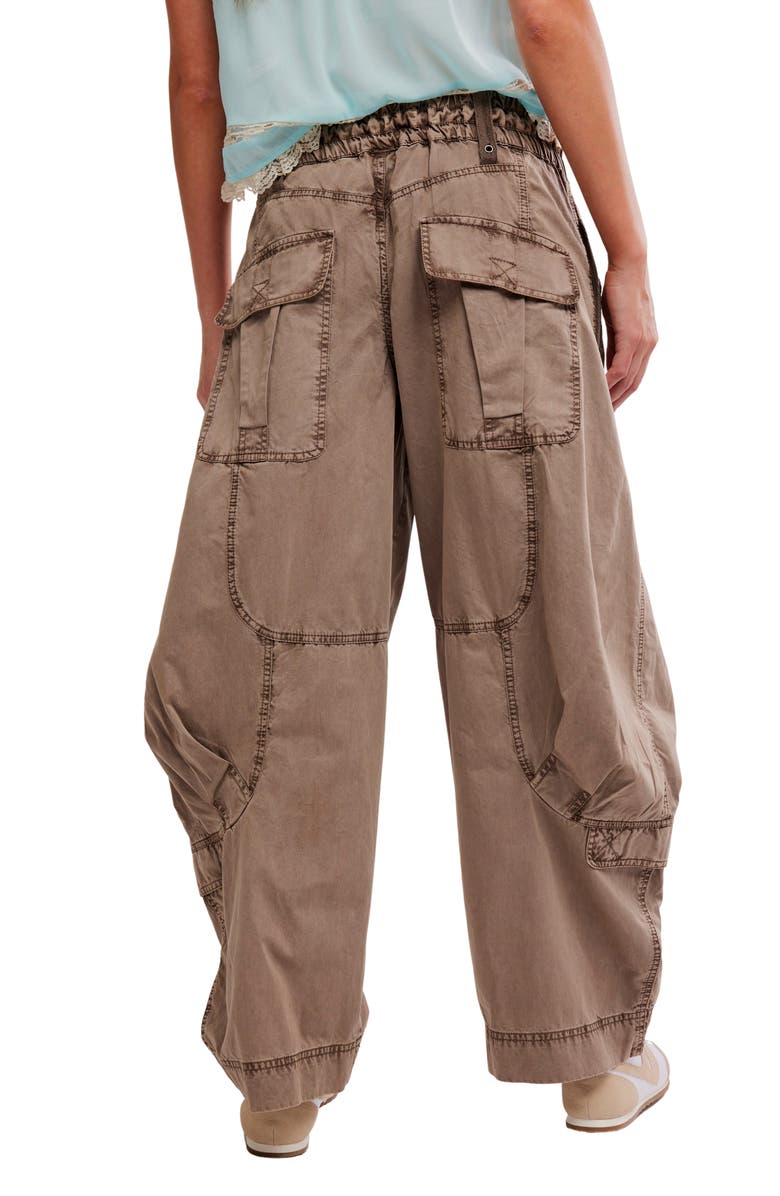 Free People Onset Cotton Twill Parachute Pants, Alternate, color, 