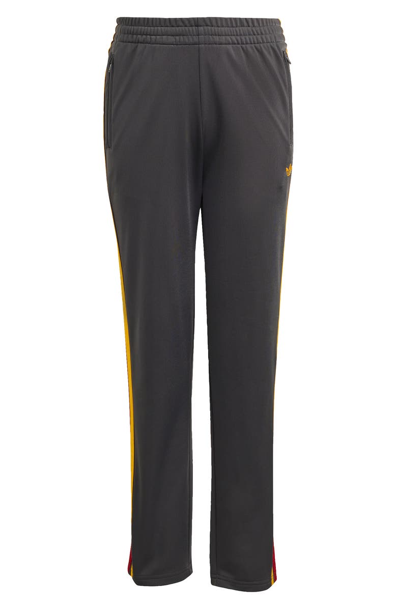 adidas Originals Kids' Firebird Recycled Polyester Track Pants, Main, color, Utility Black/ Collegiate Gold
