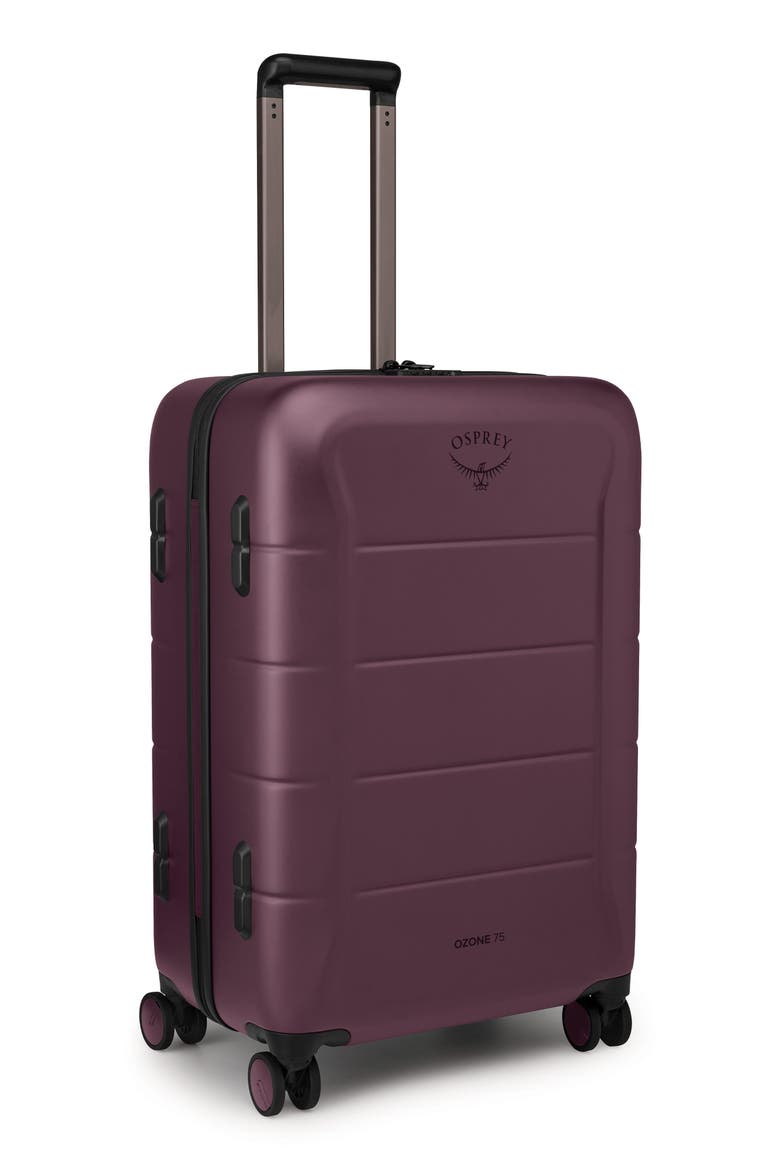 Ozone 27-Inch Hardside Spinner Suitcase, Alternate, color, MOODY BURGUNDY