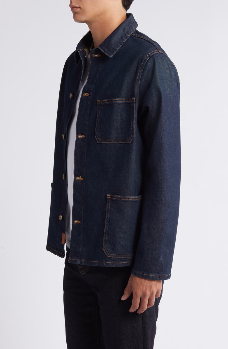 7 For All Mankind Japanese Denim Utility Overshirt, Alternate, color,