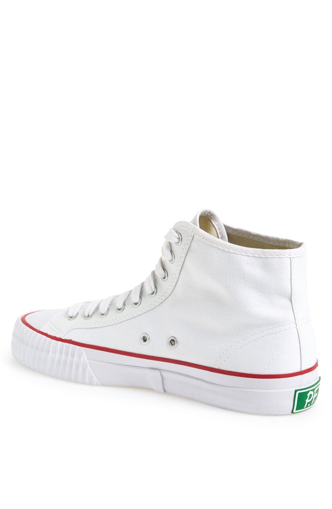 'Center Hi' Sneaker, Alternate, color, WHITE