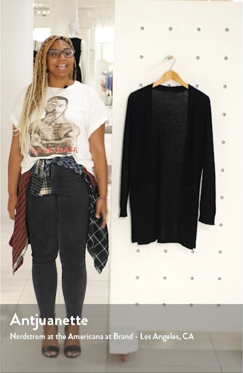 Cashmere Open Cardigan, sales video thumbnail