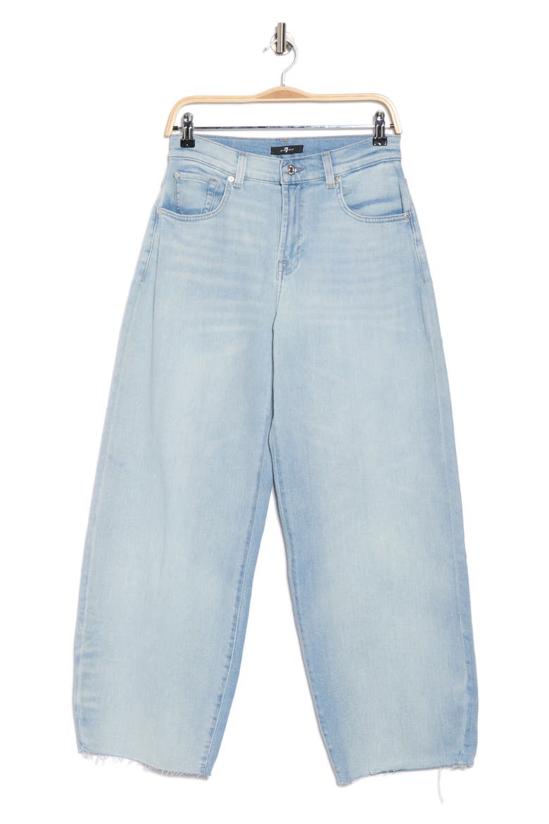 Bonnie Curvilinear Barrel Leg Jeans, Alternate, color, NADOR