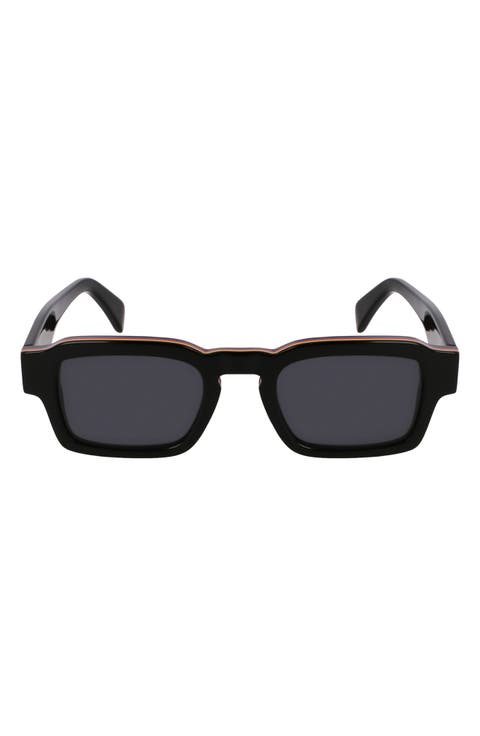 Latimer 49mm Small Modified Rectangular Sunglasses