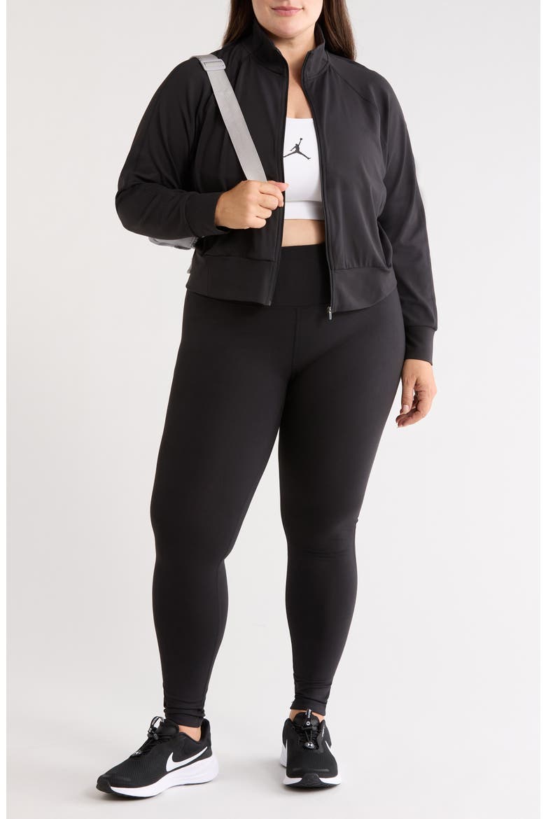 Zen Track Jacket, Alternate, color, BLACK