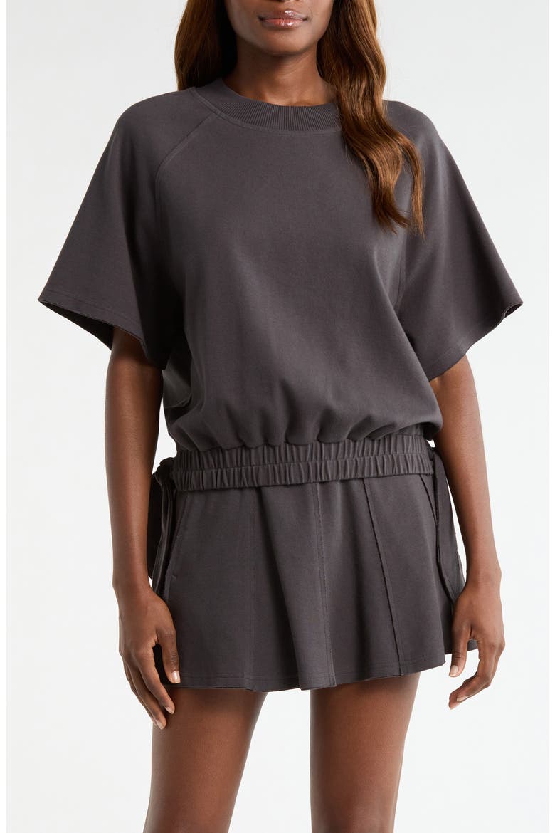 Jalani Side Tie Raglan Sleeve Top, Main, color, INK