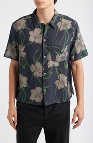 AllSaints Climber Short Sleeve Button-Up Shirt