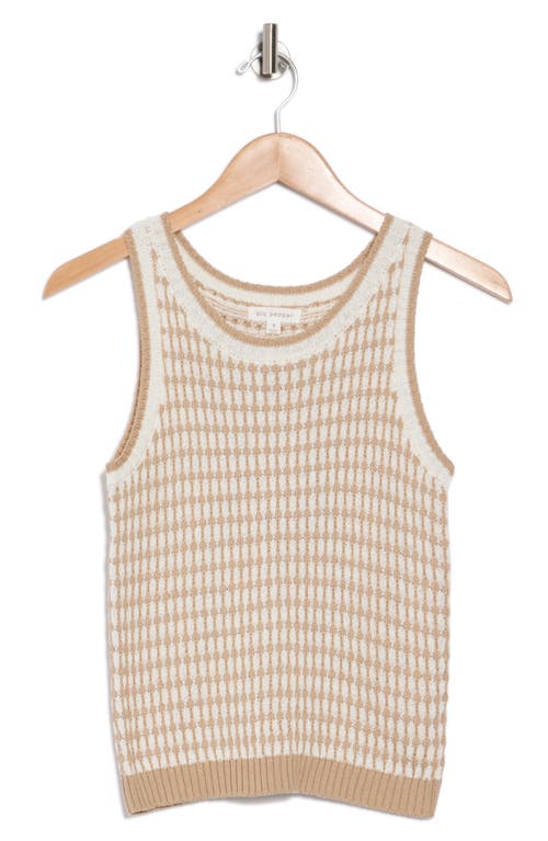 BLU PEPPER BLU PEPPER STRIPE KNIT SLEEVELESS SWEATER
