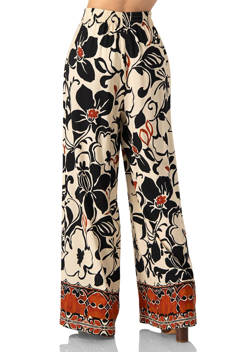 IVONNE Floral Wide Leg Trousers, Alternate, color, Multicolor