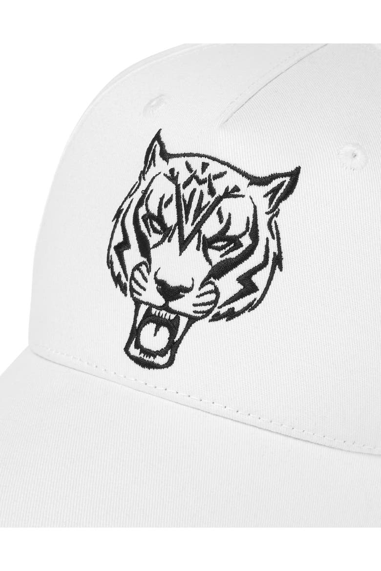 Baseball Cap Tiger Unisex, Alternate, color, white