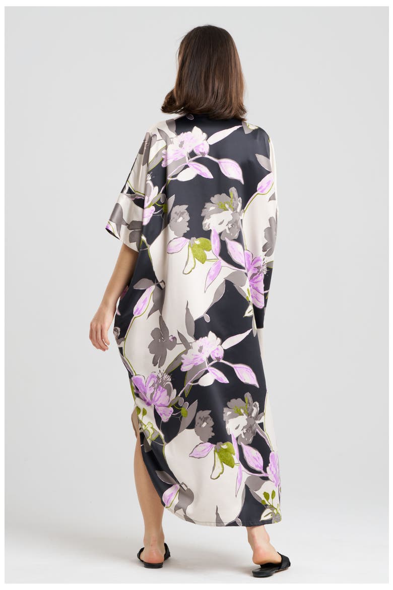 Tsubaki Wedge Caftan, Alternate, color, BLACK/MULTI