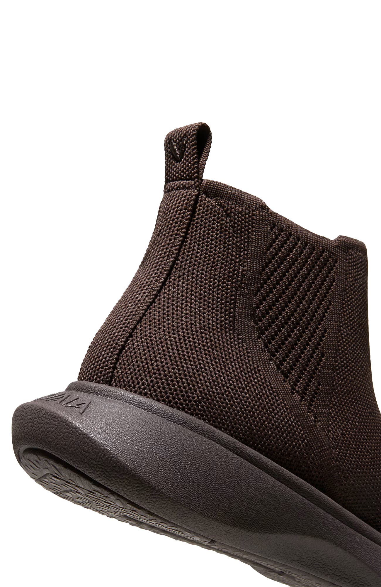 Round-Toe Slip-On Sneaker Boots, Alternate, color, Dark Chocolate