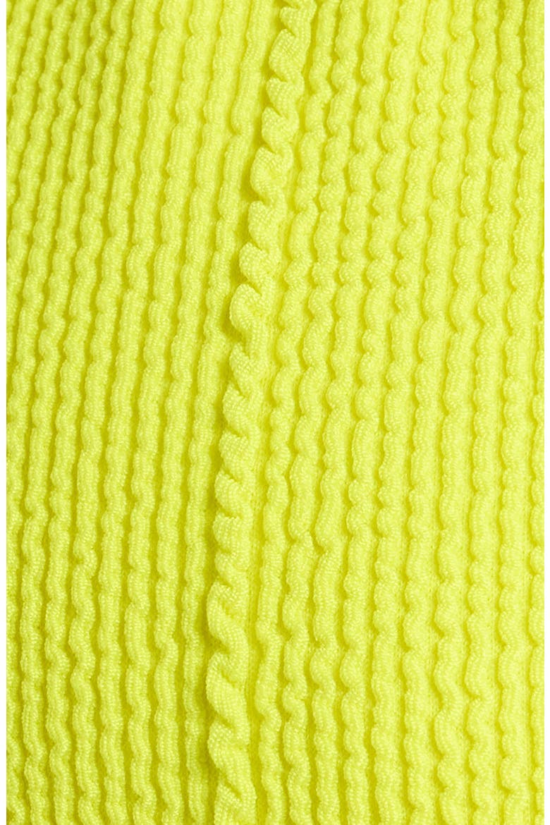 Vibe Surf Triangle Bikini Top, Alternate, color, LIME