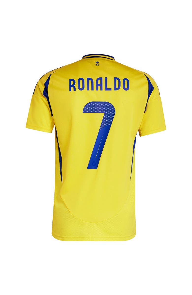 adidas Men's adidas Cristiano Ronaldo Yellow Al-Nassr FC 2024/25 Home Replica Player Jersey, Alternate, color, Yellow