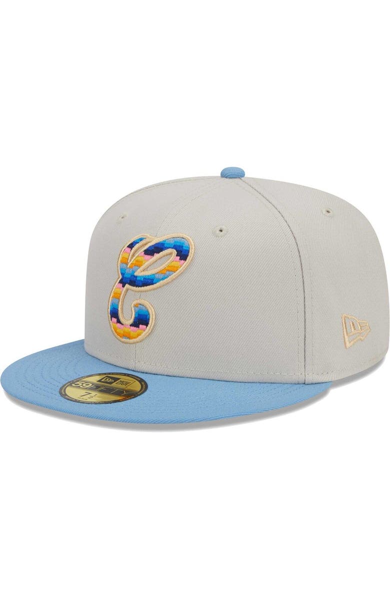 New Era Men's New Era Natural Chicago White Sox Beach Front 59FIFTY Fitted Hat, Main, color, Natural