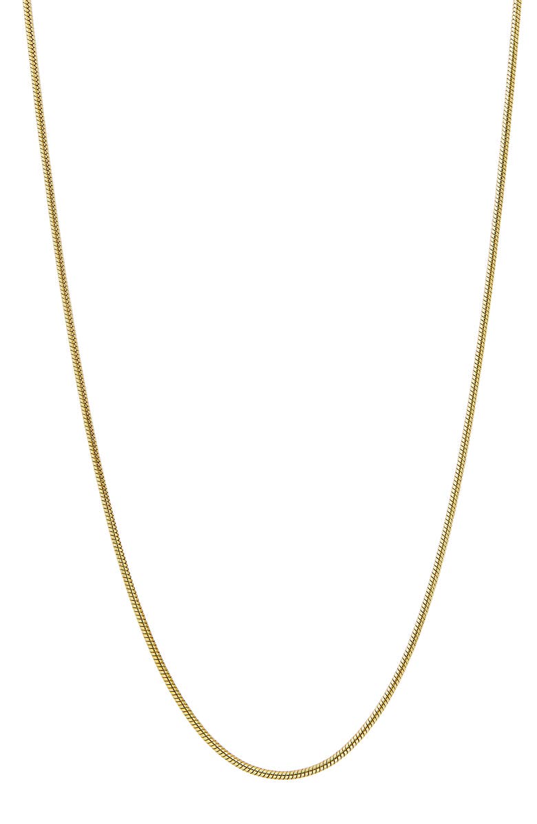 SAVVY CIE JEWELS Snake Chain Necklace, Main, color, Gold