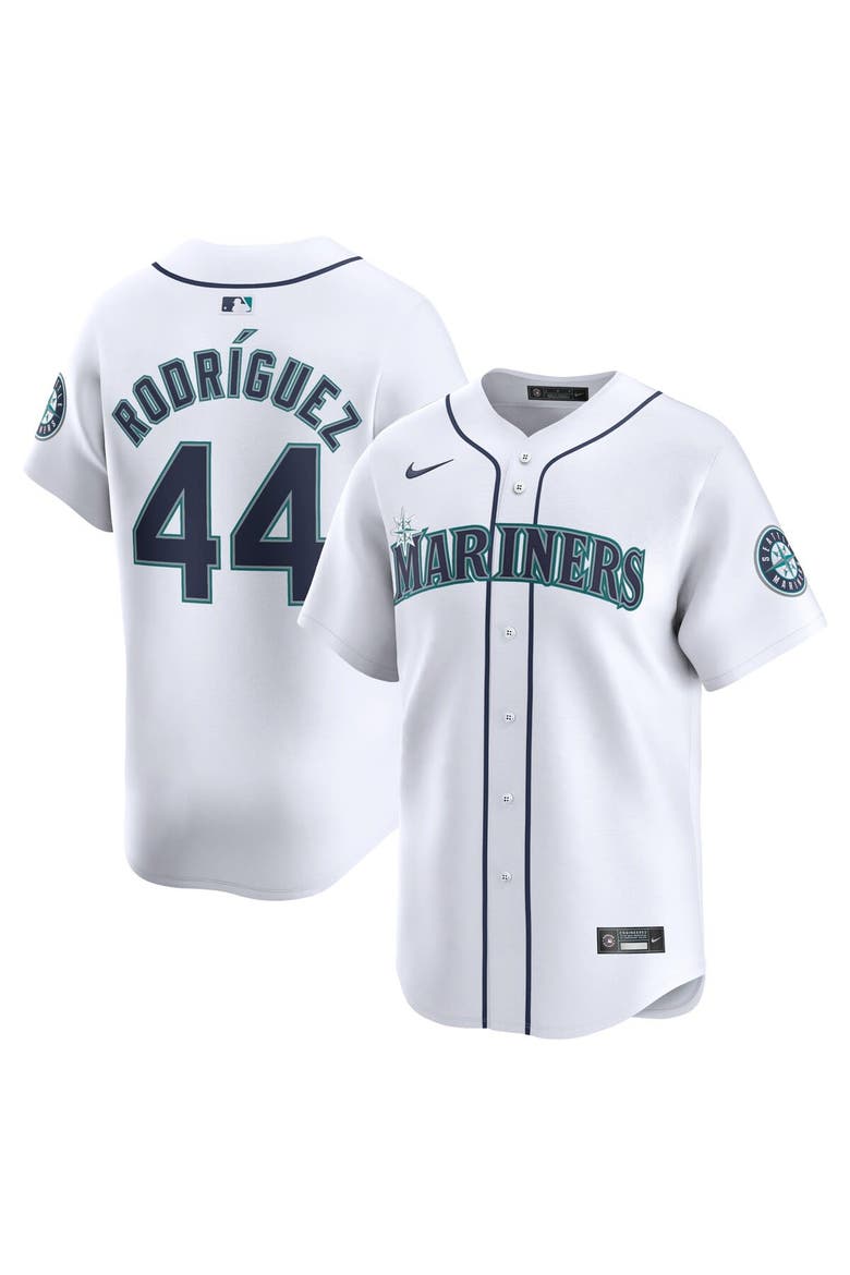 Men's Nike Julio Rodríguez White Seattle Mariners Home Limited Player Jersey, Main, color, White