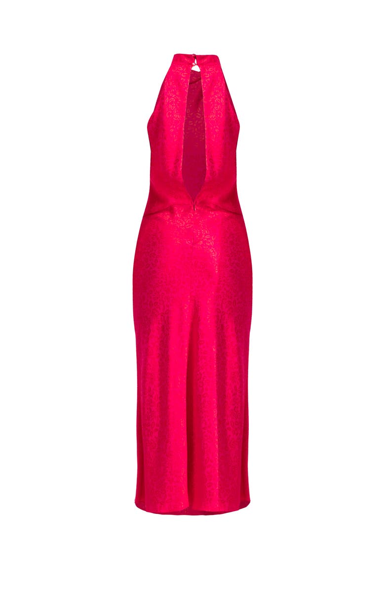 IVONNE Halter Neck Sleeveless Maxi Dress, Alternate, color, Pink