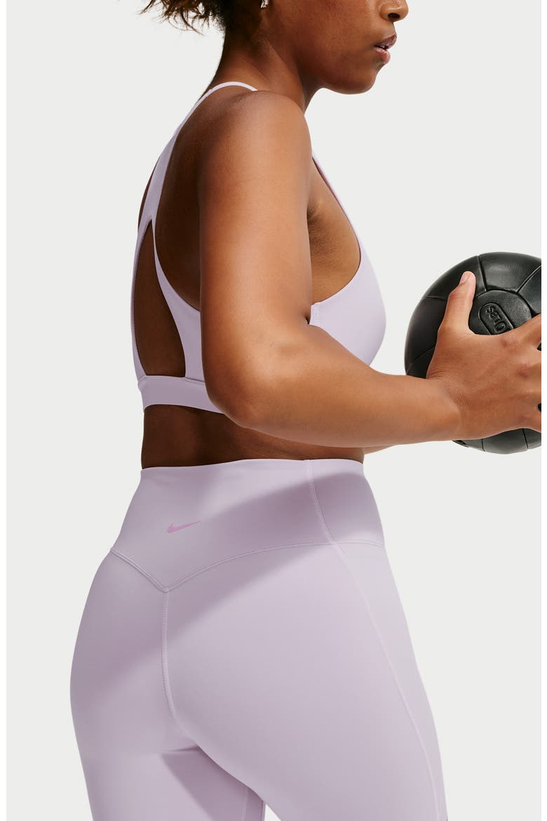 Universa Medium-Support High-Waisted Pocket Biker Shorts, Alternate, color, 583 BLEACHED LILAC/AMETHYST WAVE/PINK RISE
