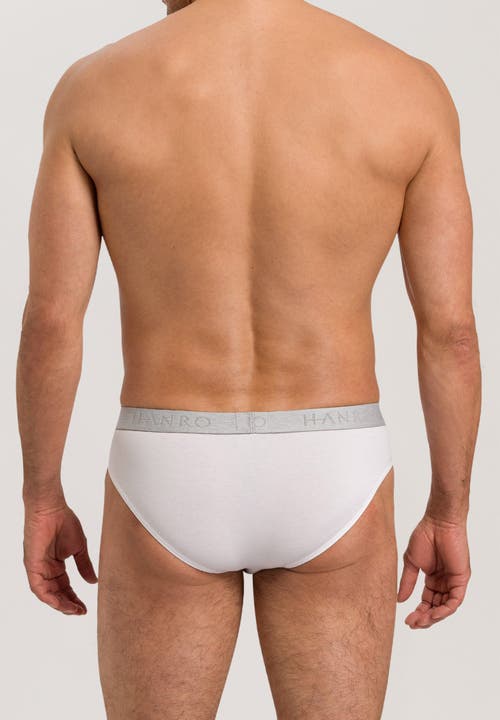 Hanro Cotton Essentials 2-pack Cotton Briefs In White