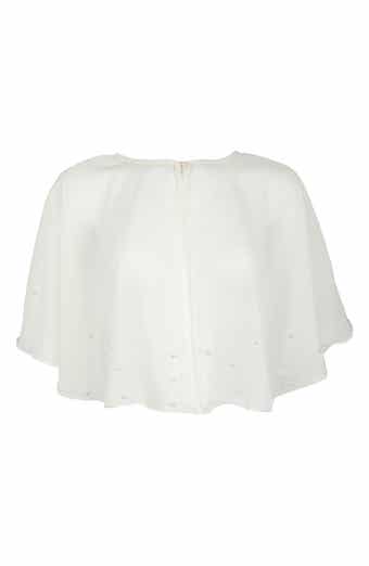 SAACHI Embellished Georgette Capelet