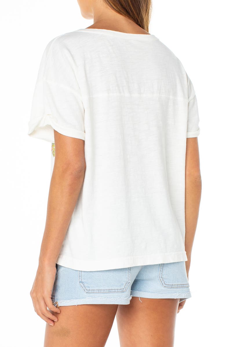 Roxy Ride the Wave Cotton Graphic T-Shirt, Alternate, color, Cloud Dancer