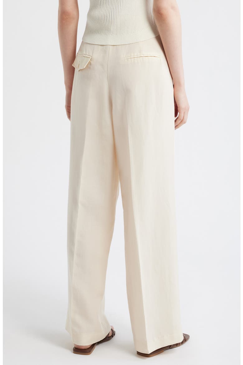 Bari Wide Leg Pants, Alternate, color, BUTTER