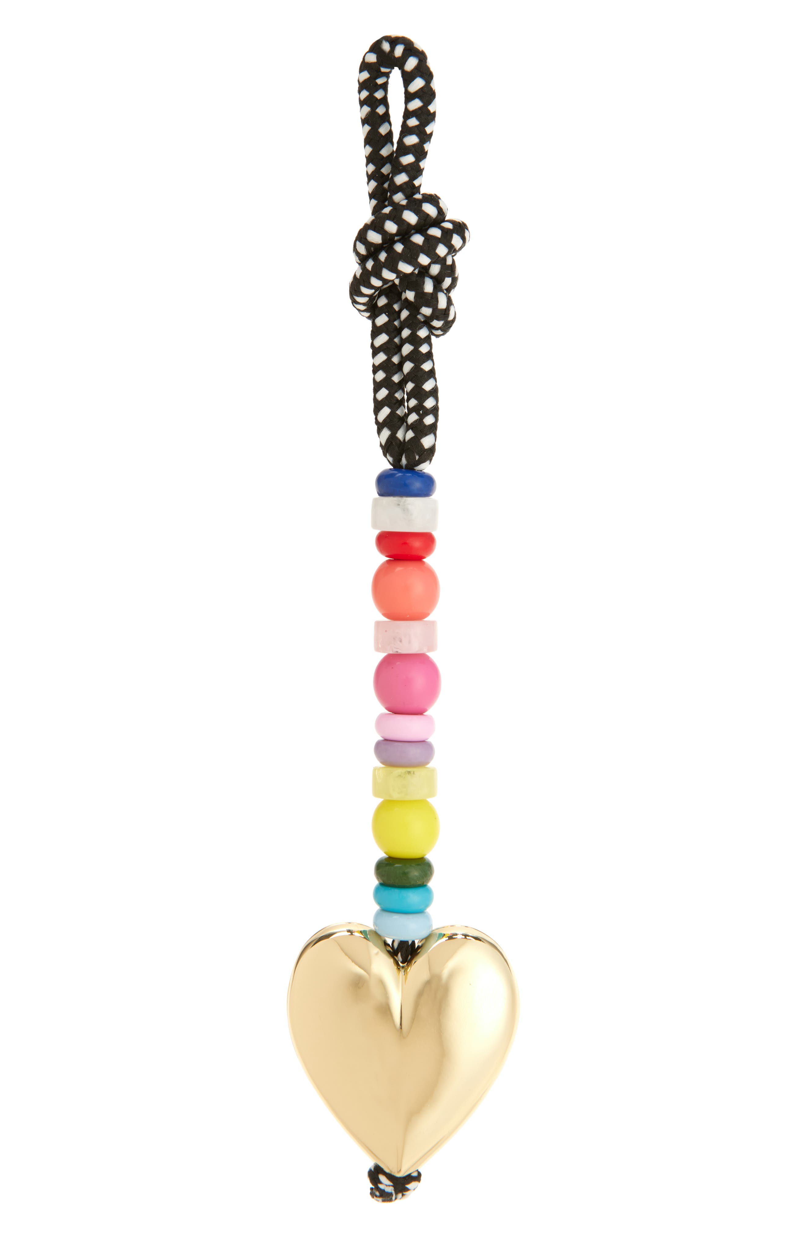 BaubleBar Free Spirit Bag Charm, Main, color, Gold Multi