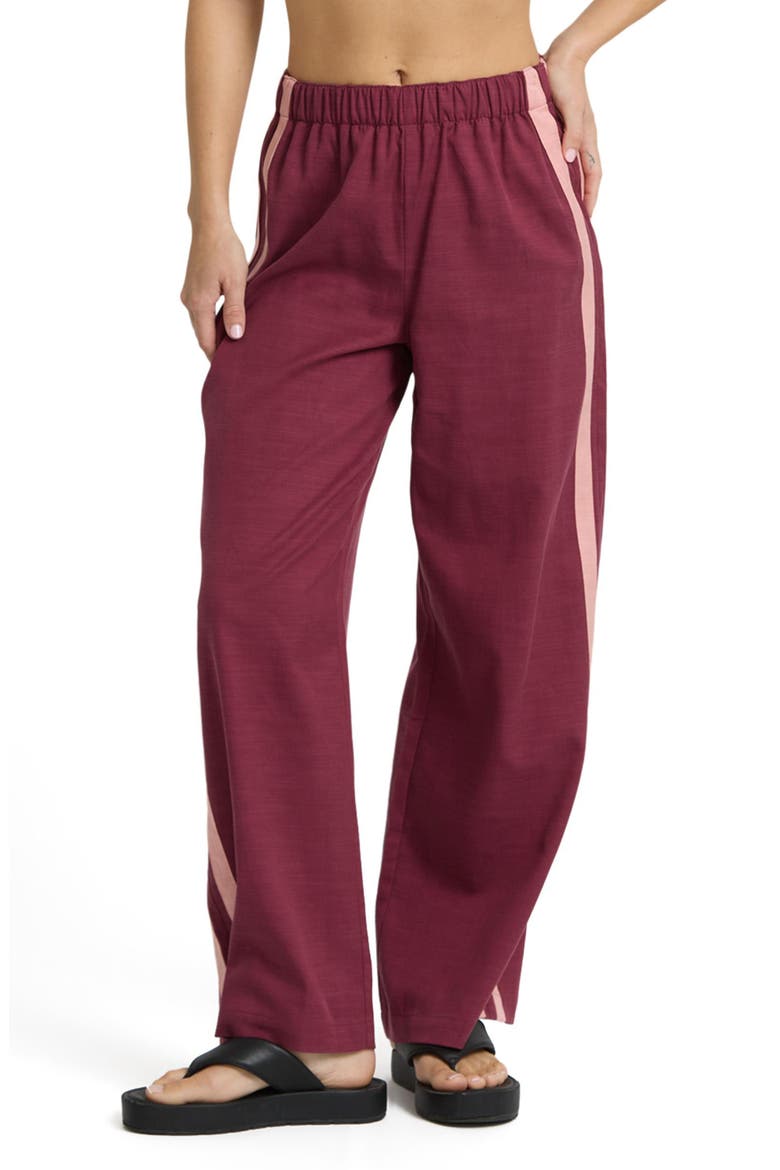 Holidazed Track Pants, Main, color, POMEGRANATE