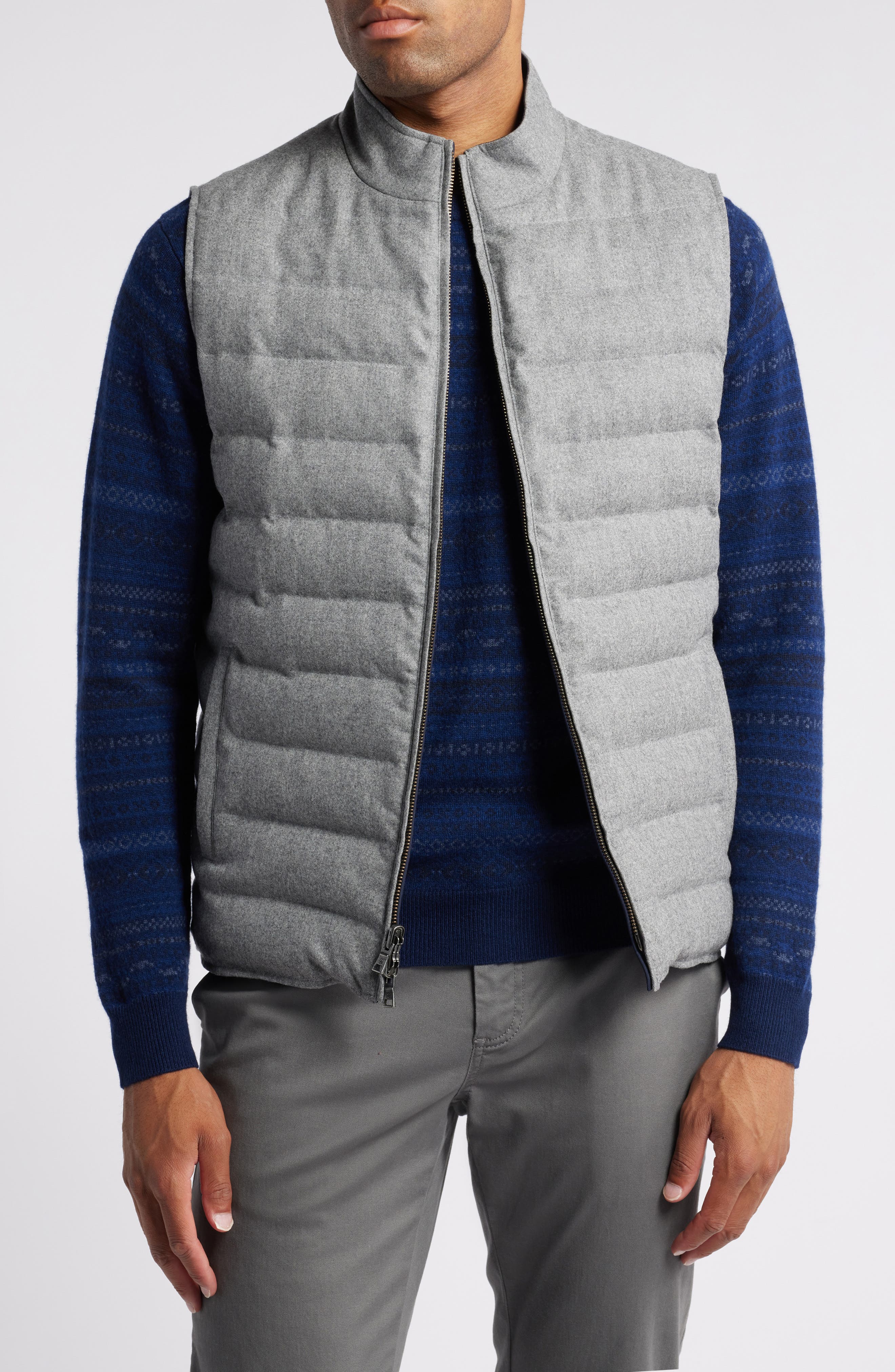 Crown Crafted Whistler Reversible Quilted Vest (Men) | Nordstrom