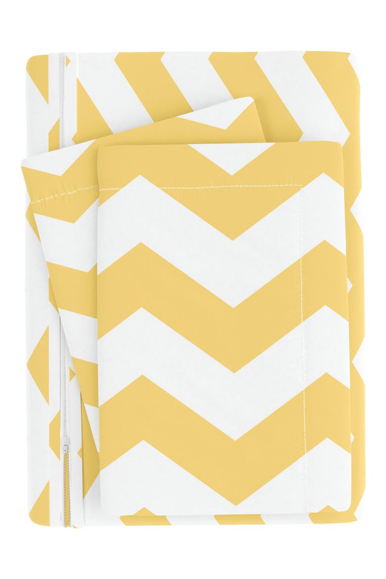 Premium Ultra Soft Arrow 3-Piece Duvet Cover Set, Alternate, color, YELLOW
