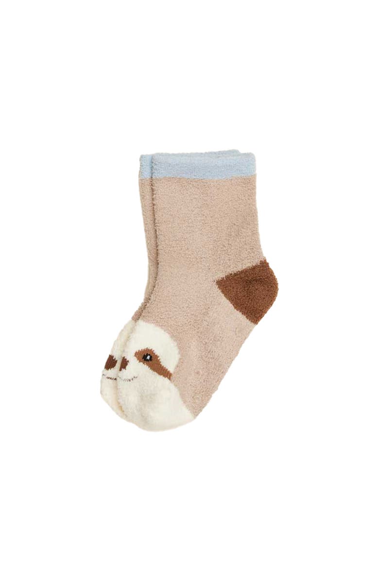 Warmies Sloth Crew Sock Set, Alternate, color, Multi Color