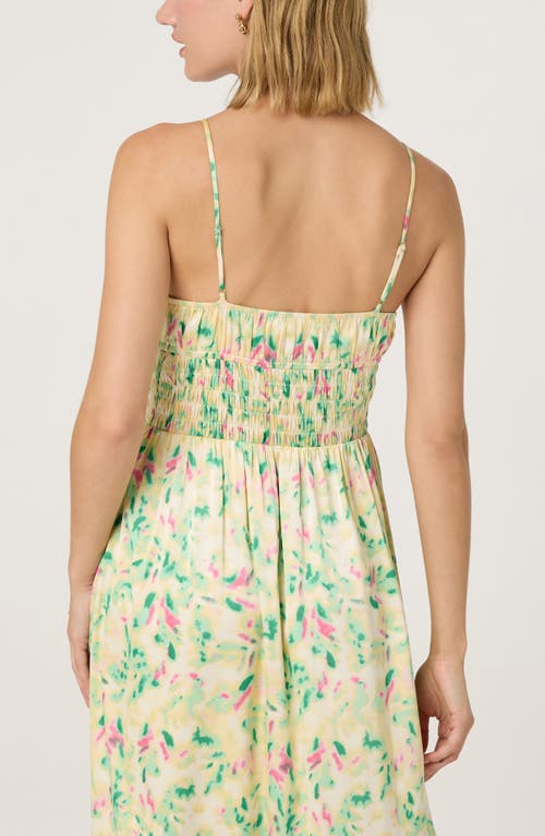Astr The Label Smocked Maxi Dress