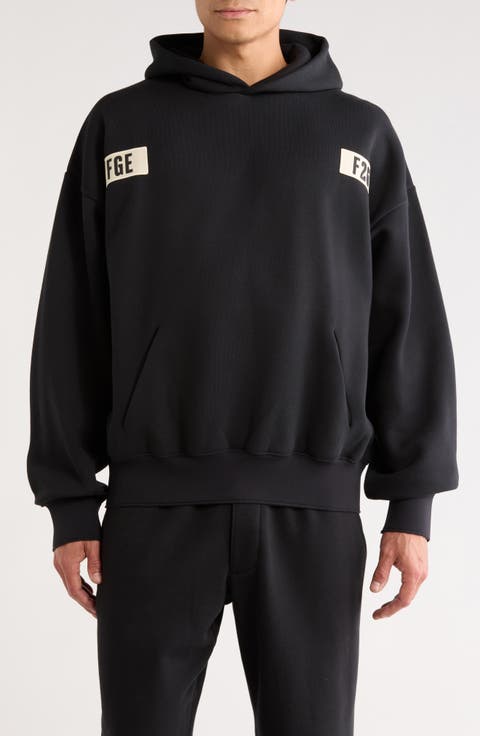 '90's Logo Graphic Cotton Blend Hoodie
